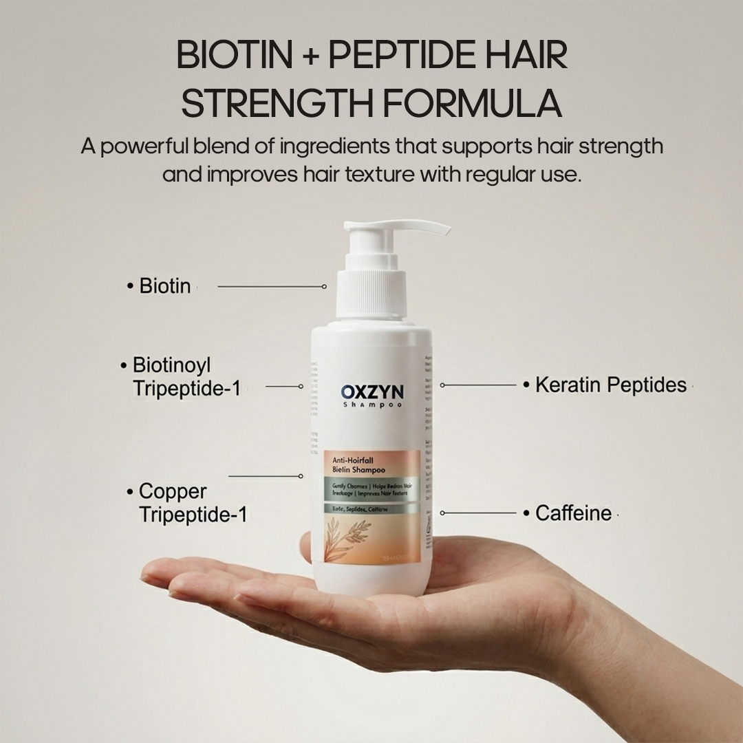 OXZYN ANTI-HAIRFALL BIOTIN SHAMPOO - Image 5