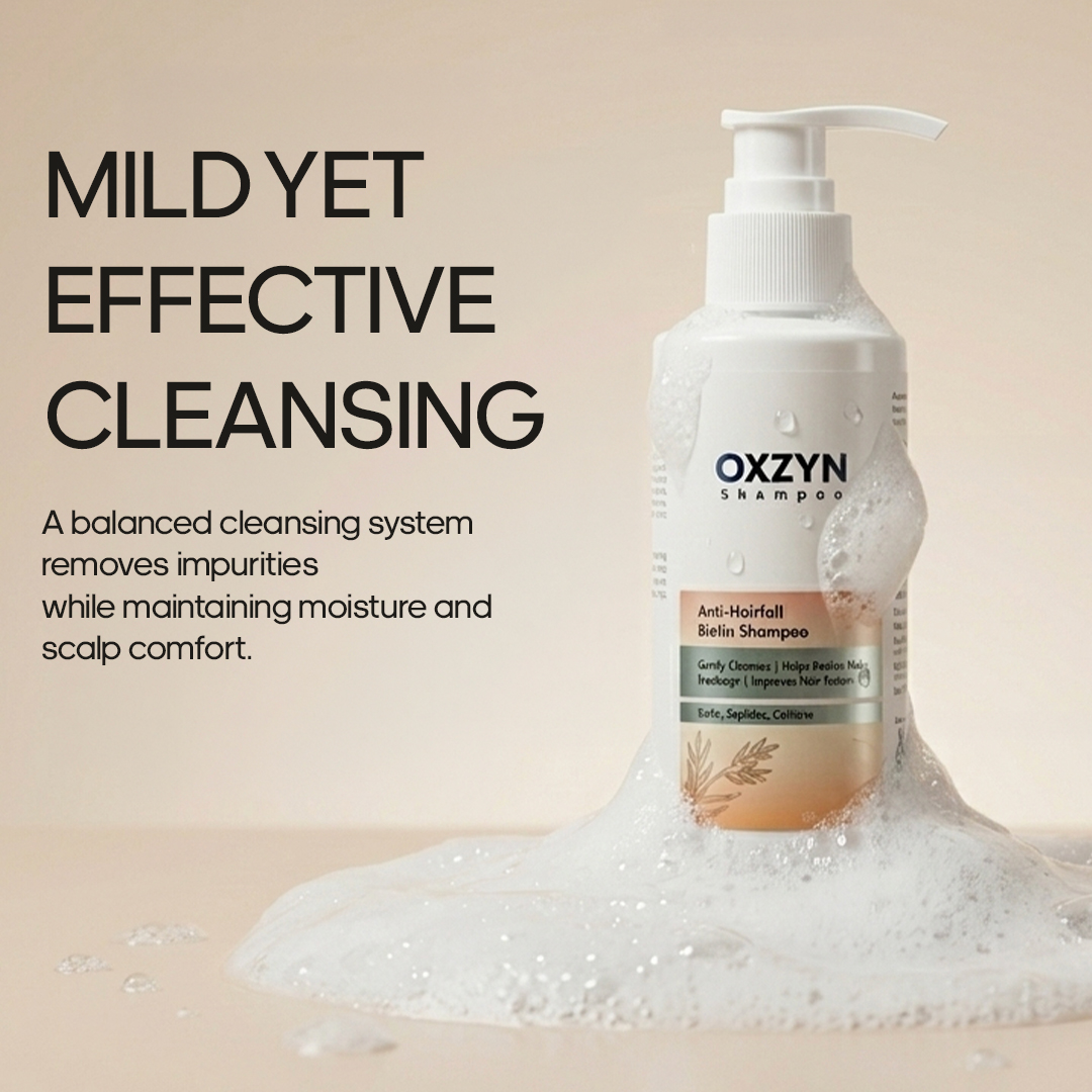 OXZYN ANTI-HAIRFALL BIOTIN SHAMPOO - Image 4